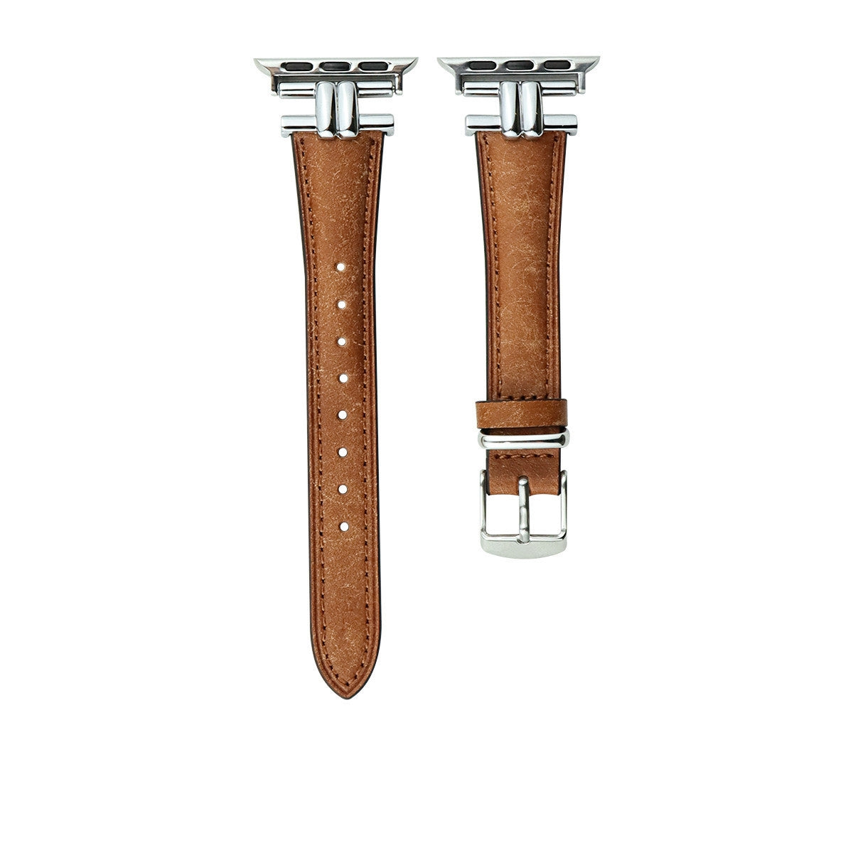 LoofFitU™ Retro Leather Metal Band – Vintage Elegance with a Modern Twist