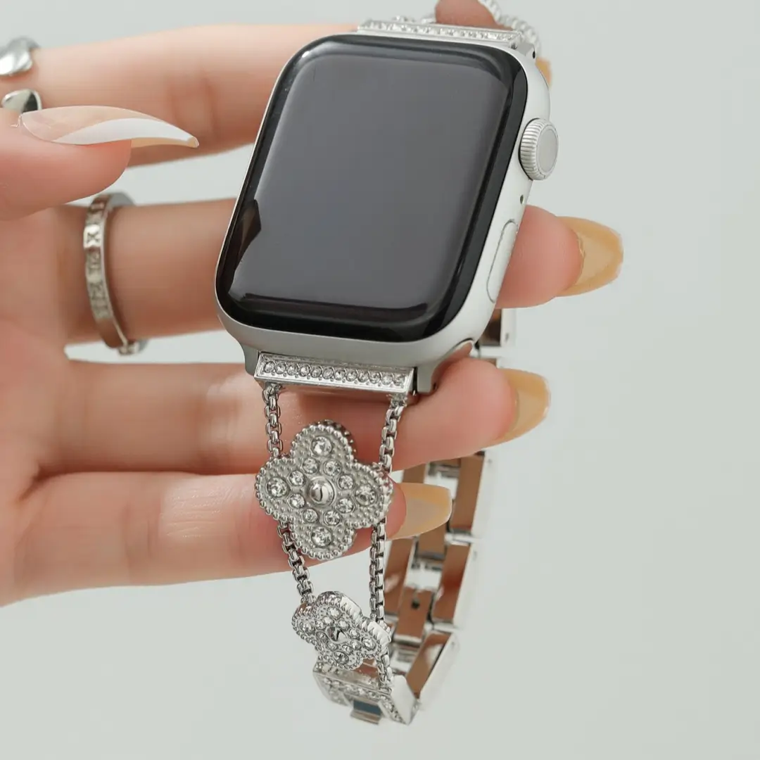 Diamond Clover Apple Watch Band