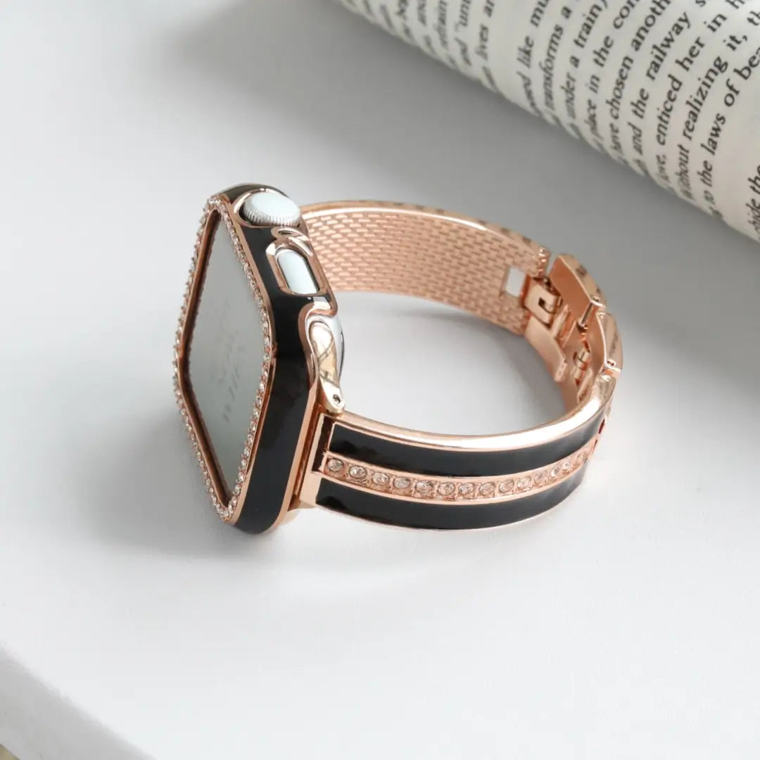 LoofFitU™ Luxury Bangle-Crystal Apple Watch Band
