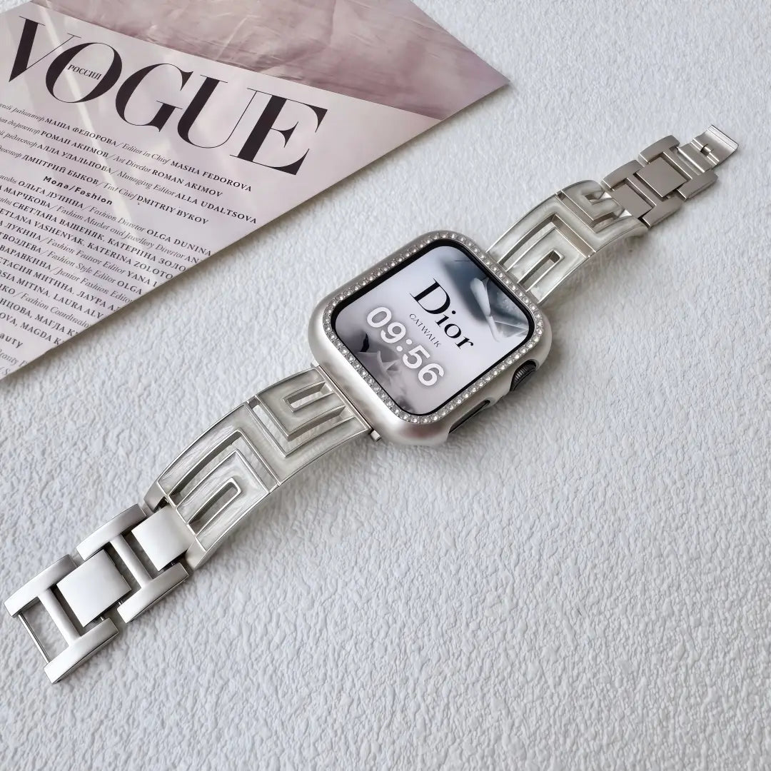 LoofFitU™ Openwork Geo Watch Band