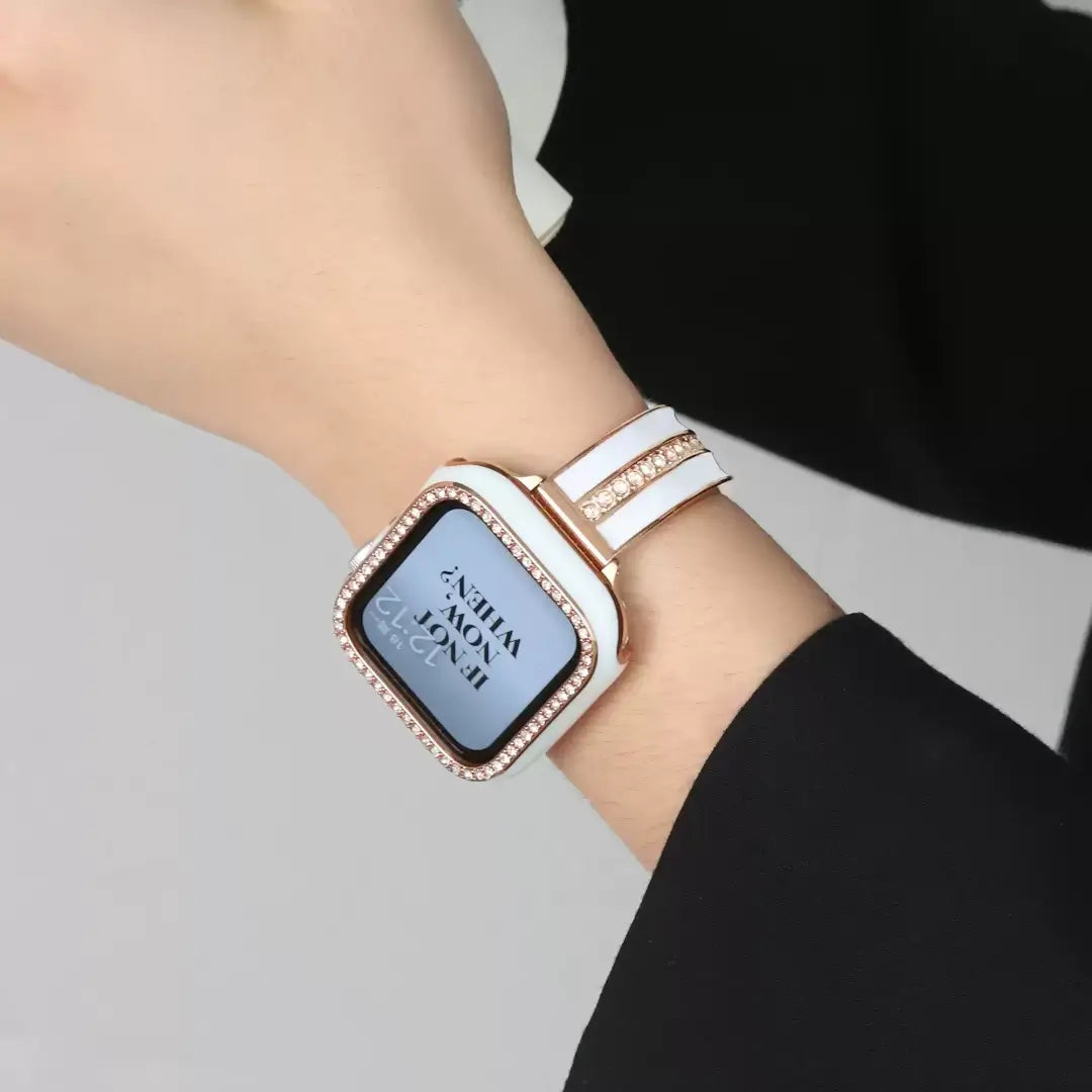 LoofFitU™ Luxury Bangle-Crystal Apple Watch Band