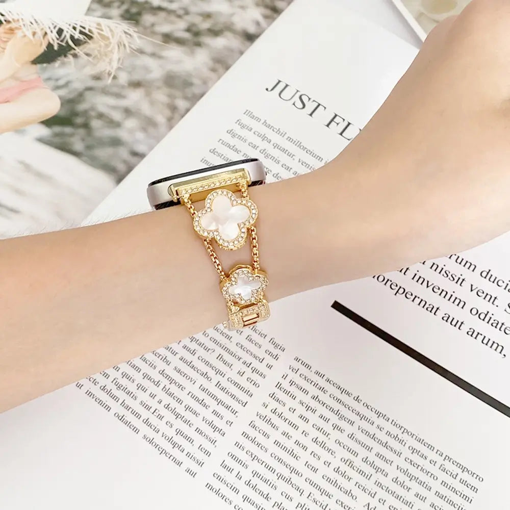 Diamond Clover Apple Watch Band