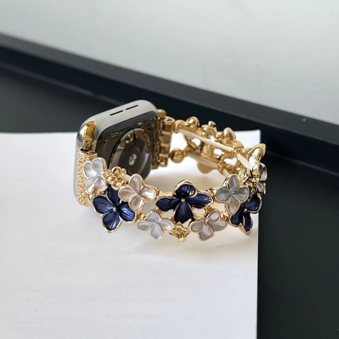 Floral Enamel Stretch Band