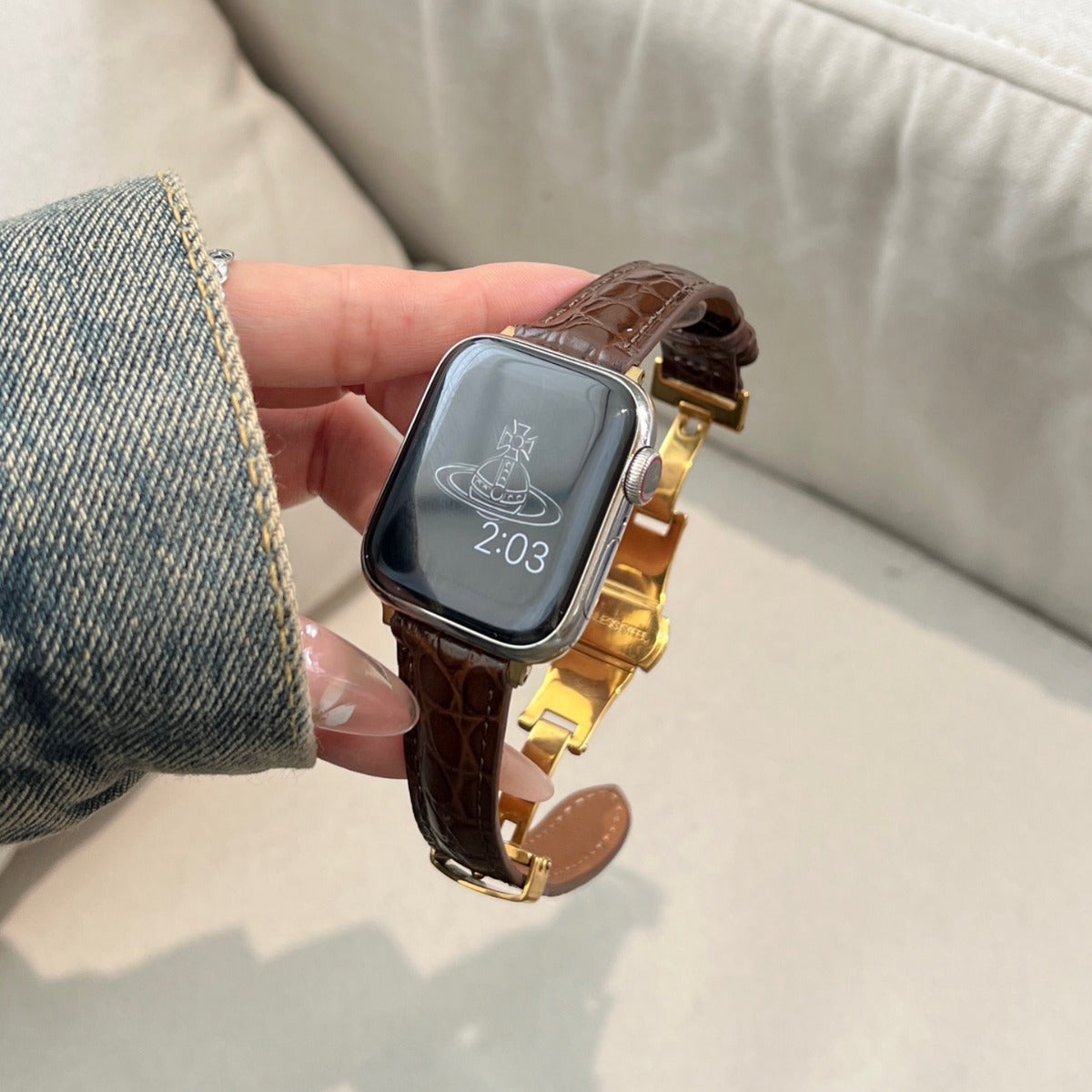 LoofFitU™ Alligator Leather iWatch Band