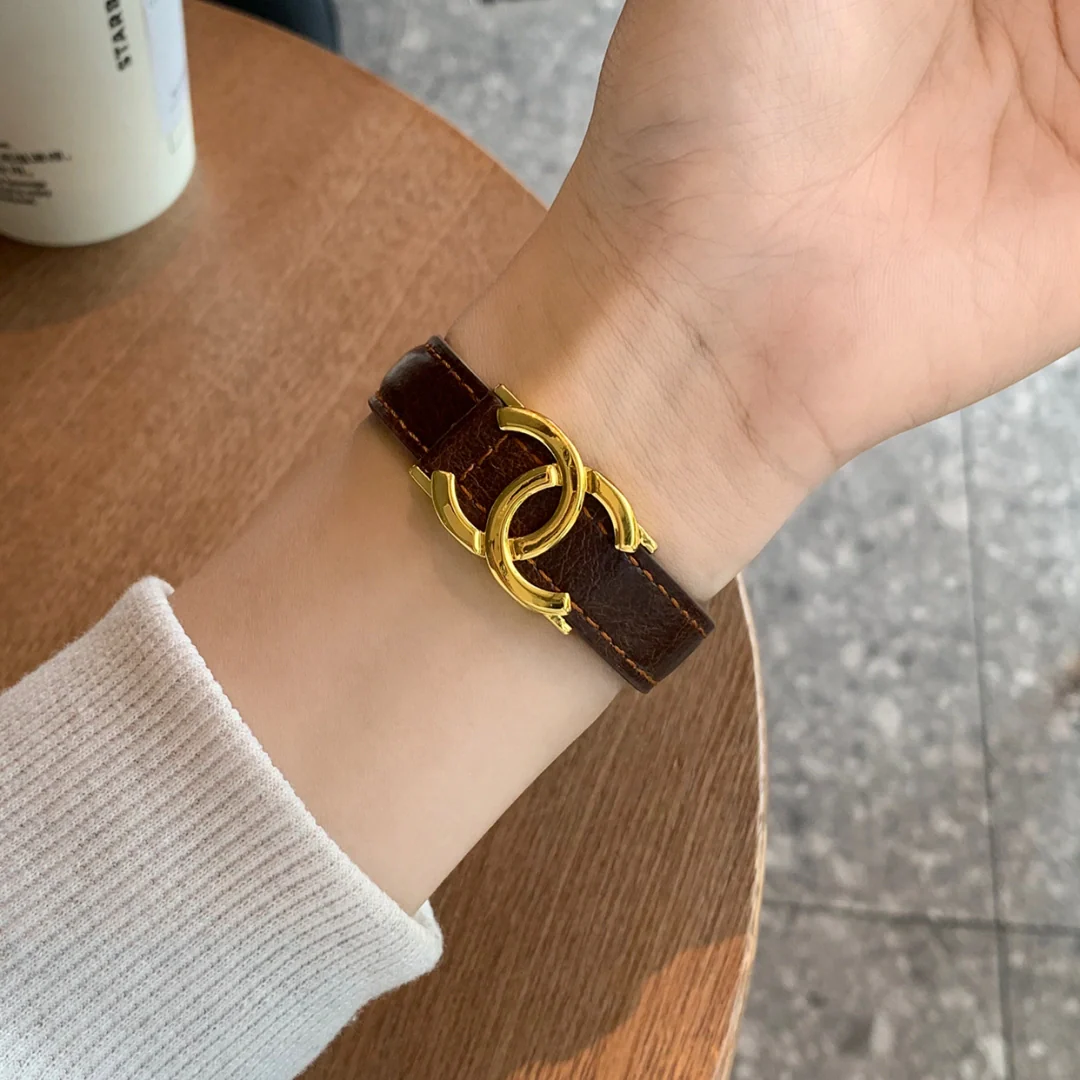 C-shape Leather Band