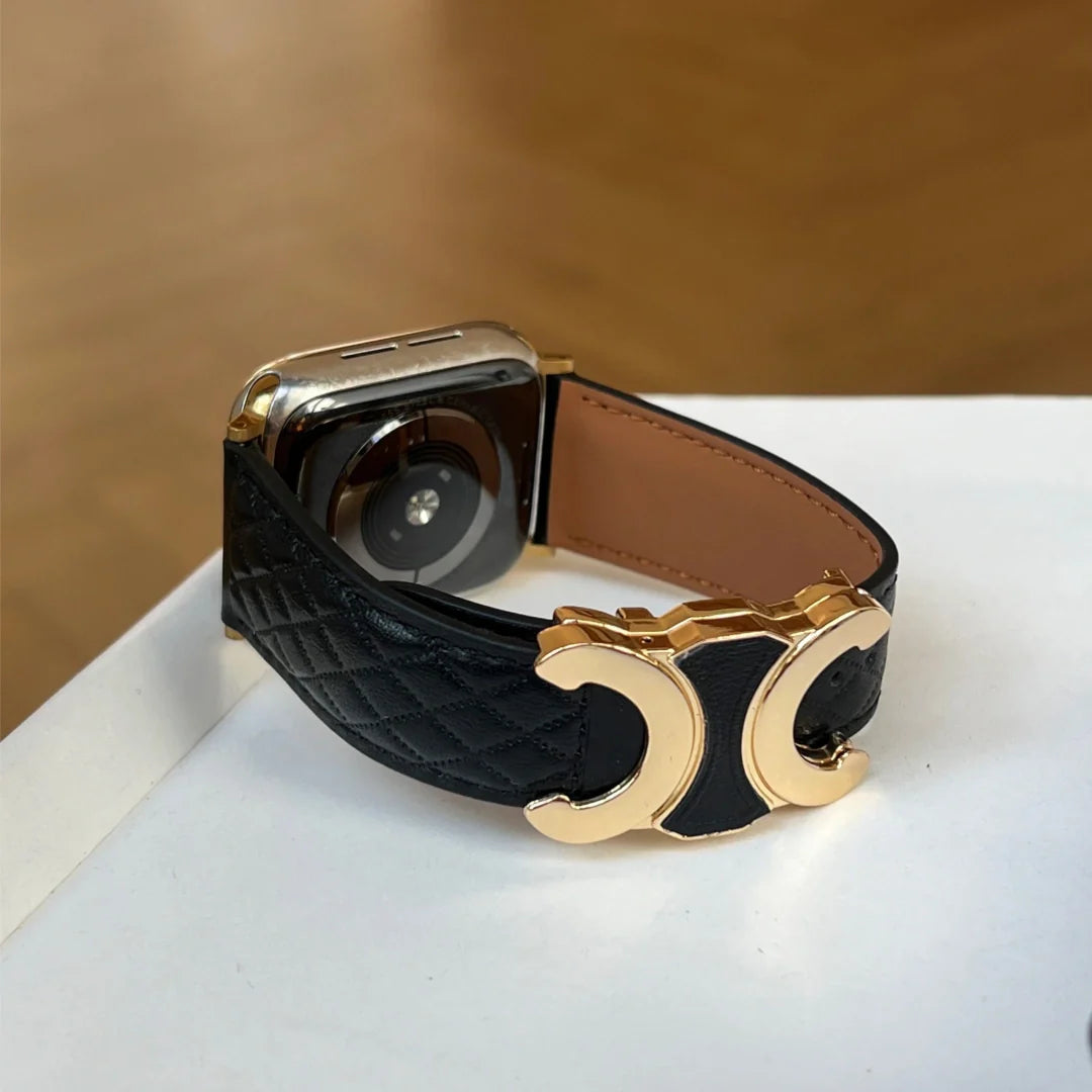 Double C-shape Leather Band