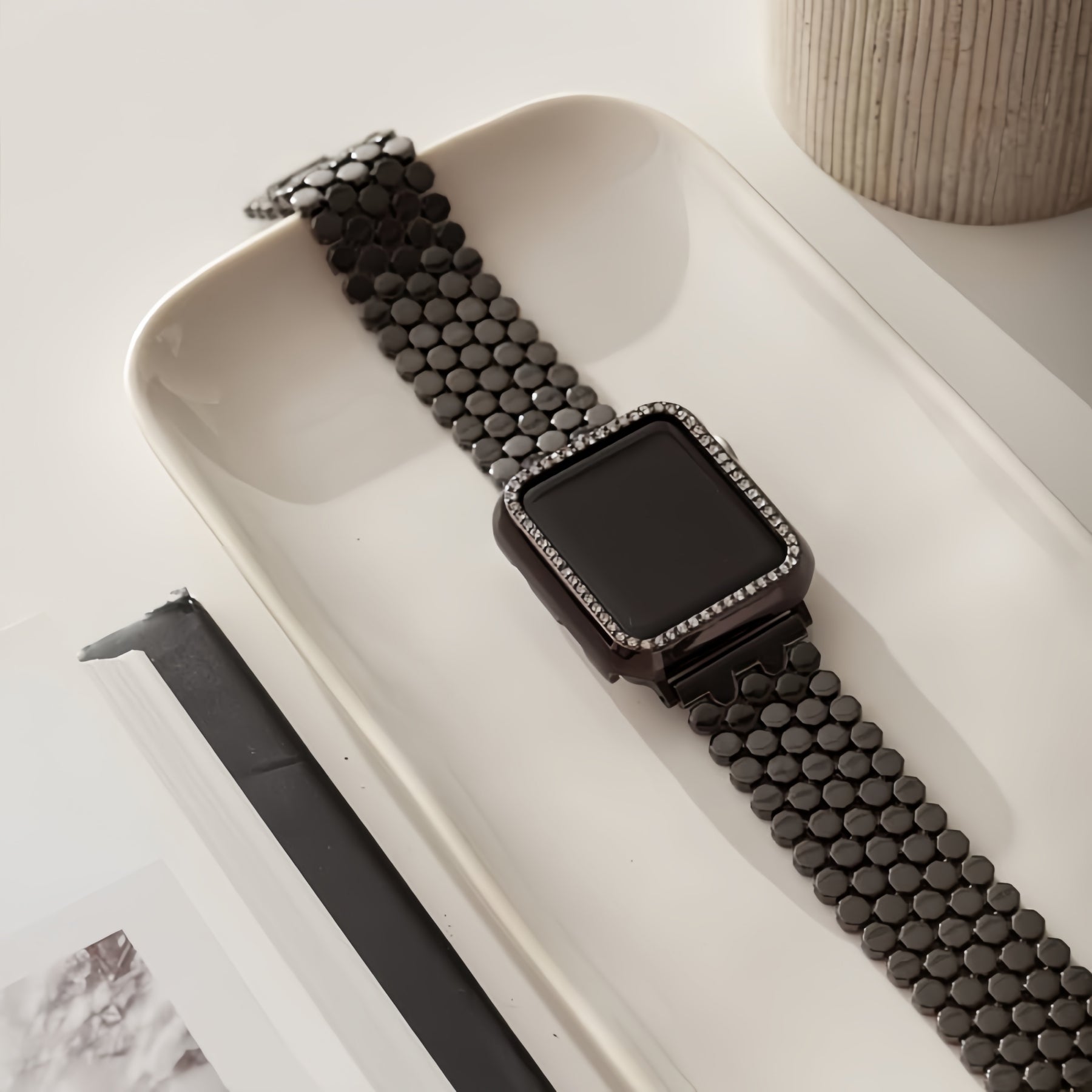 LoofFitU™ Honeycomb Stainless Steel Strap – Modern, Sleek, and Unforgettable