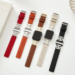 D-H Pebbled Leather Strap