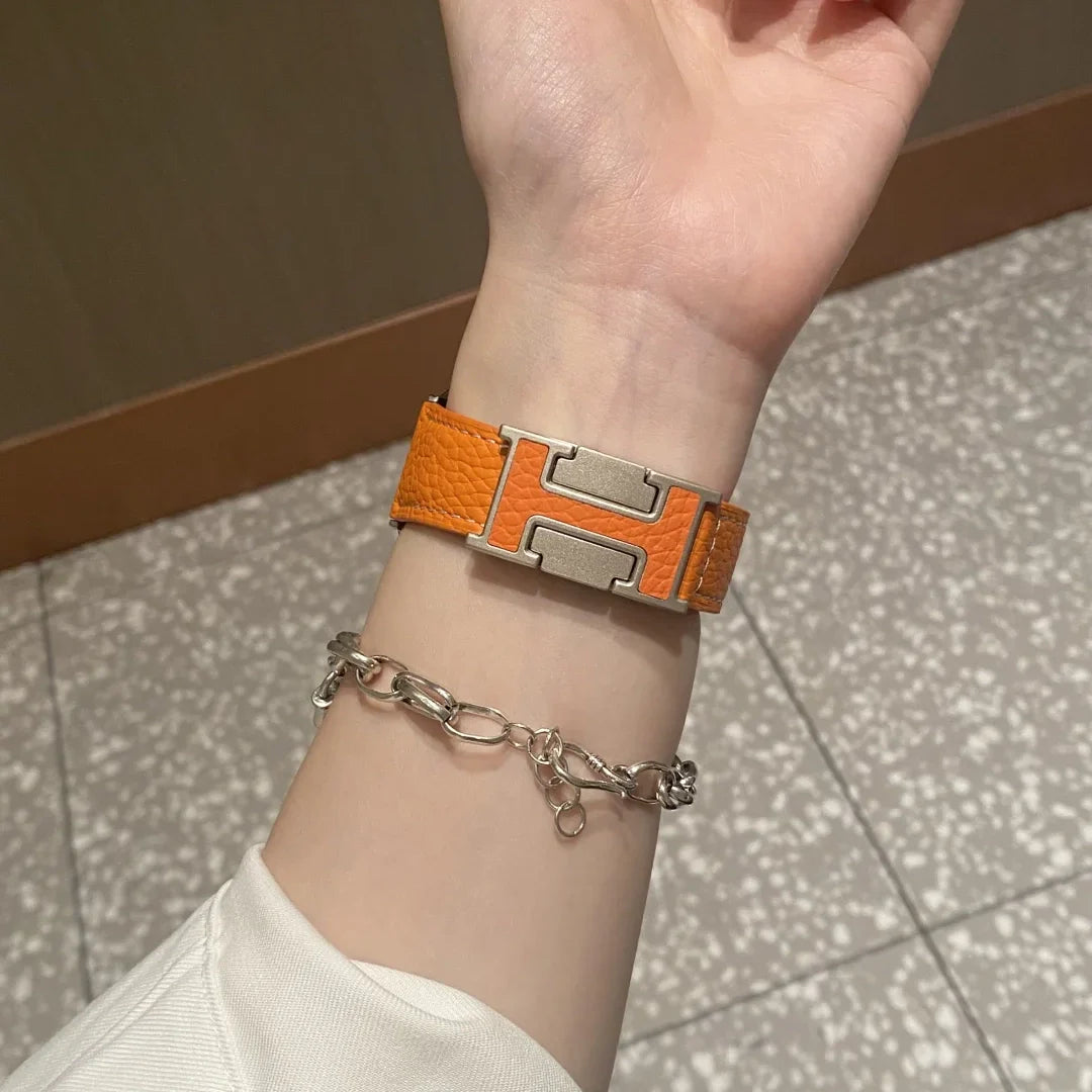 H-shape Leather Band