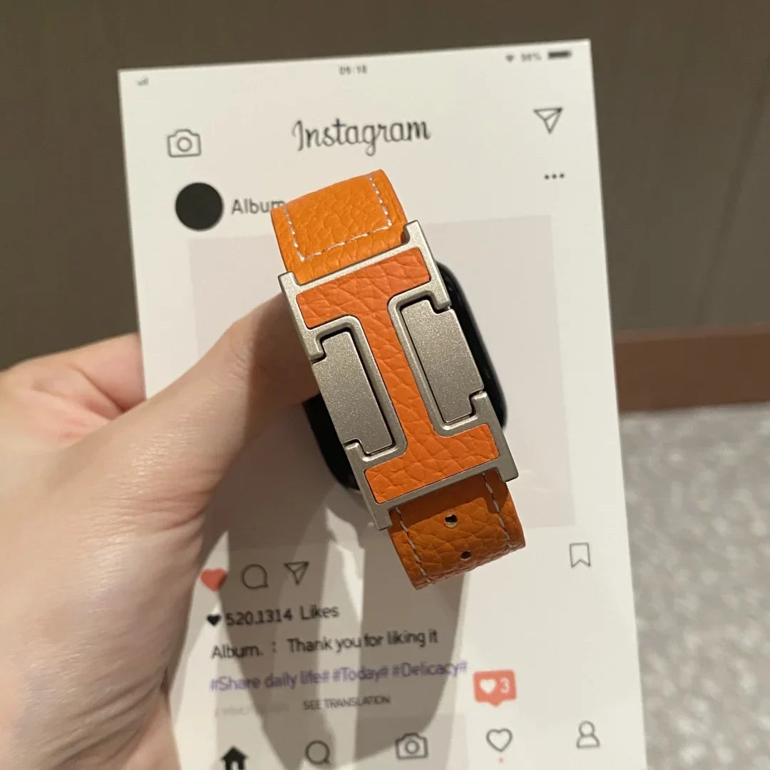 H-shape Leather Band