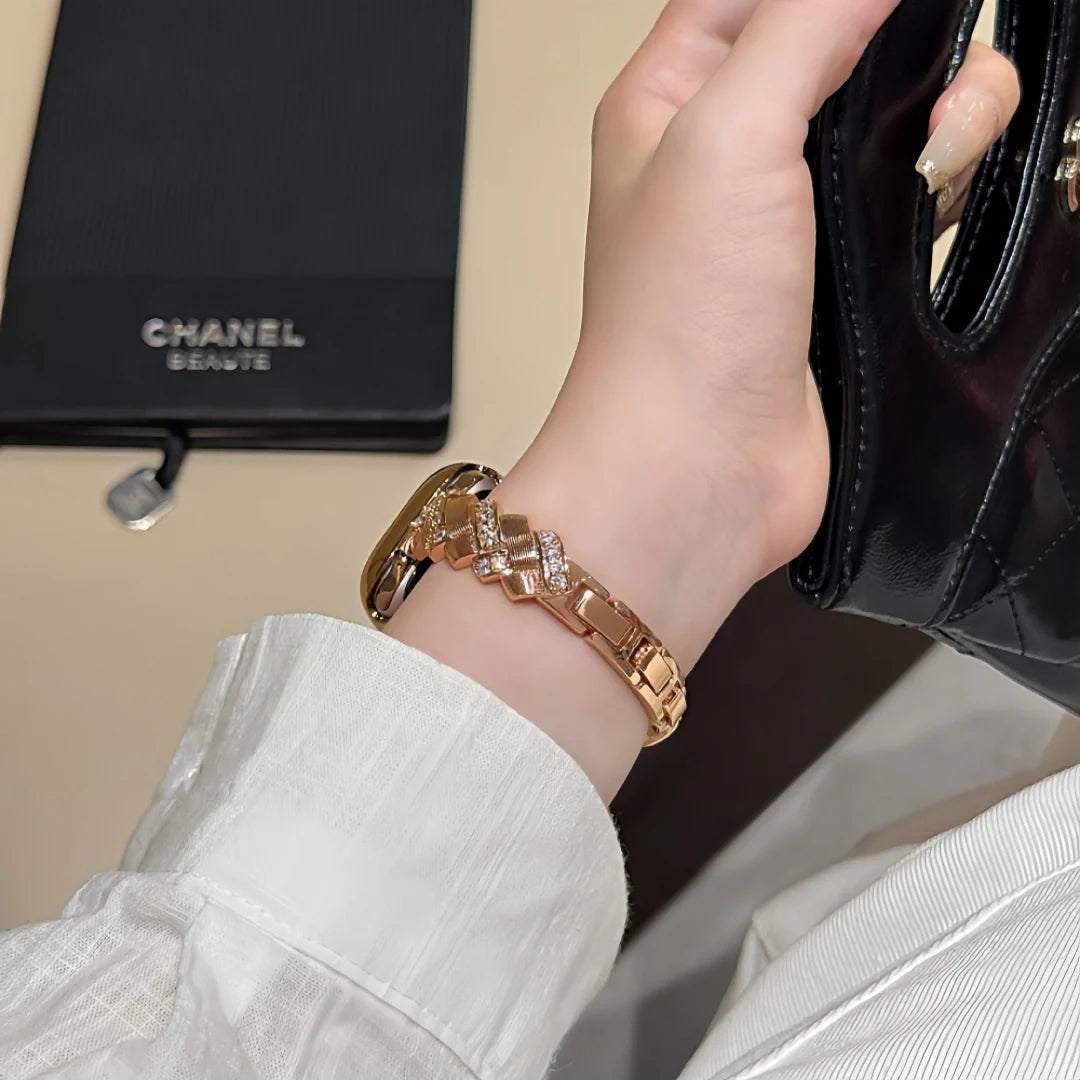 Wheat Diamond Metal Band