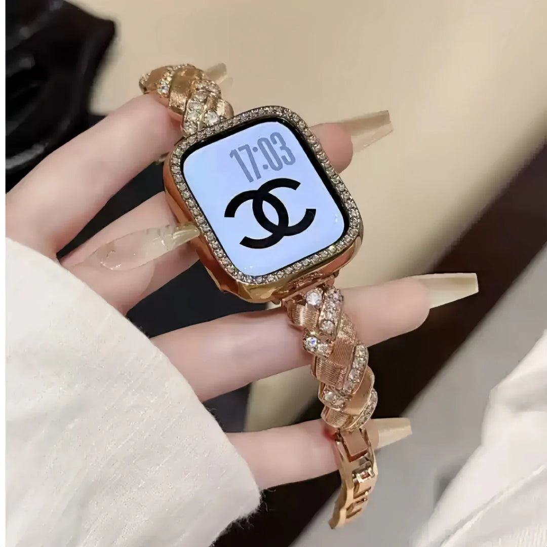 Wheat Diamond Metal Band