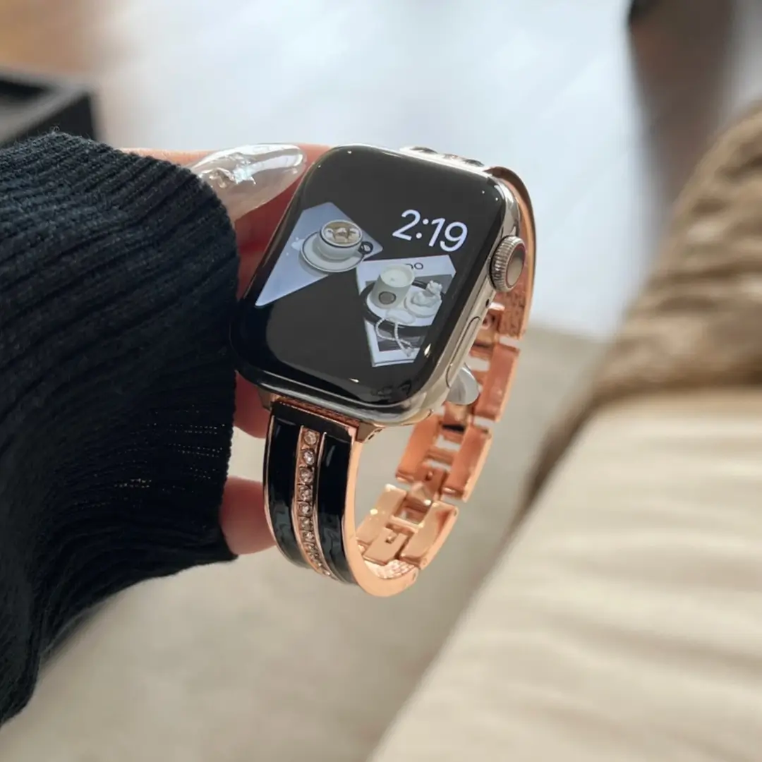 Crystal Bangle Apple Watch Band