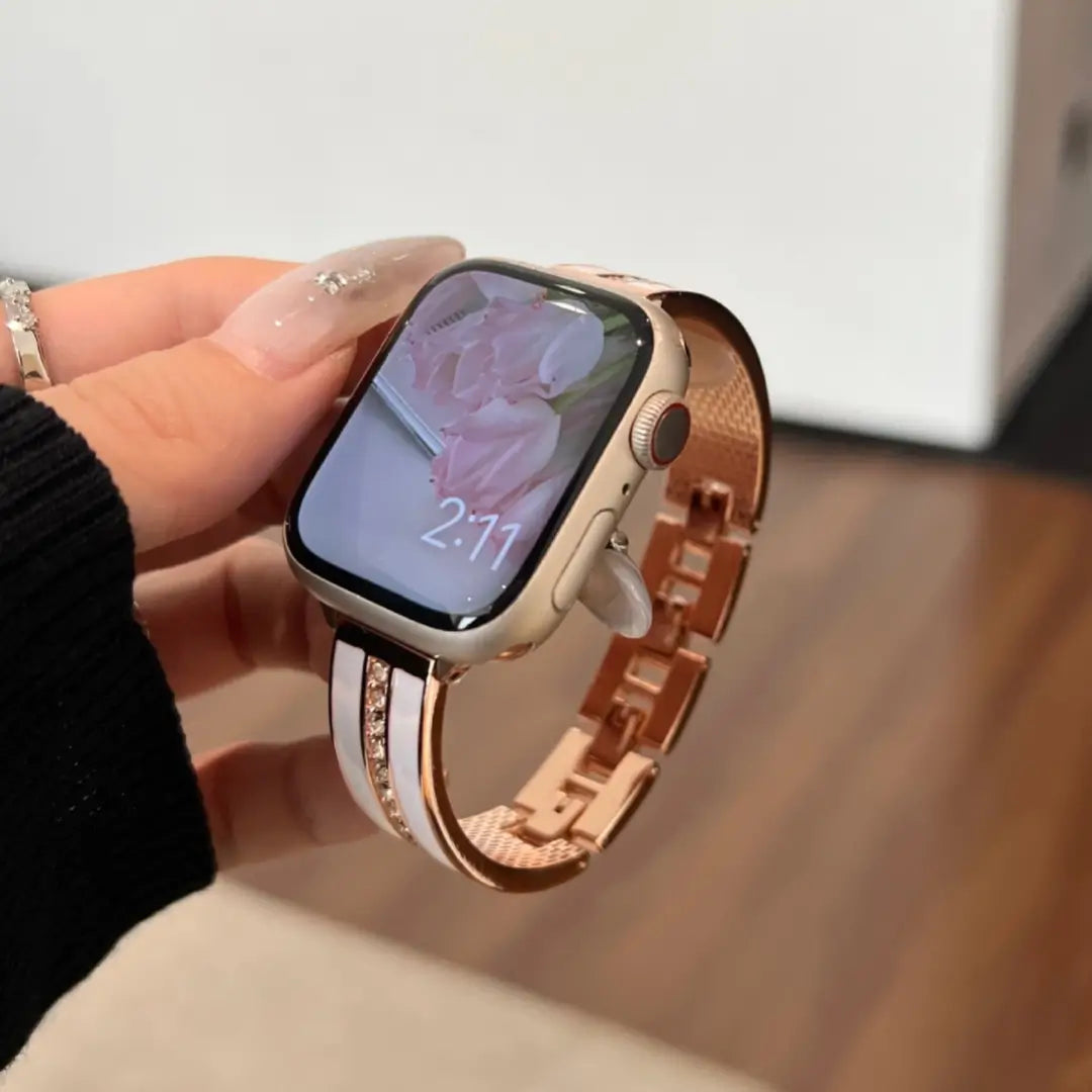 Crystal Bangle Apple Watch Band