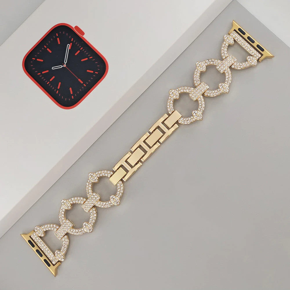 LoofFitU™ Bling Diamond Link Bracelet For Apple Watch