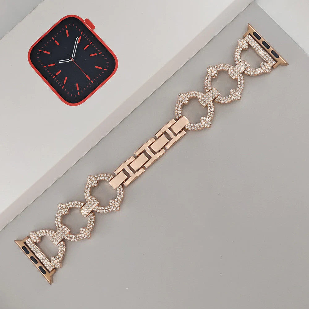 LoofFitU™ Bling Diamond Link Bracelet For Apple Watch