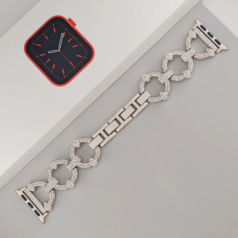 LoofFitU™ Bling Diamond Link Bracelet For Apple Watch