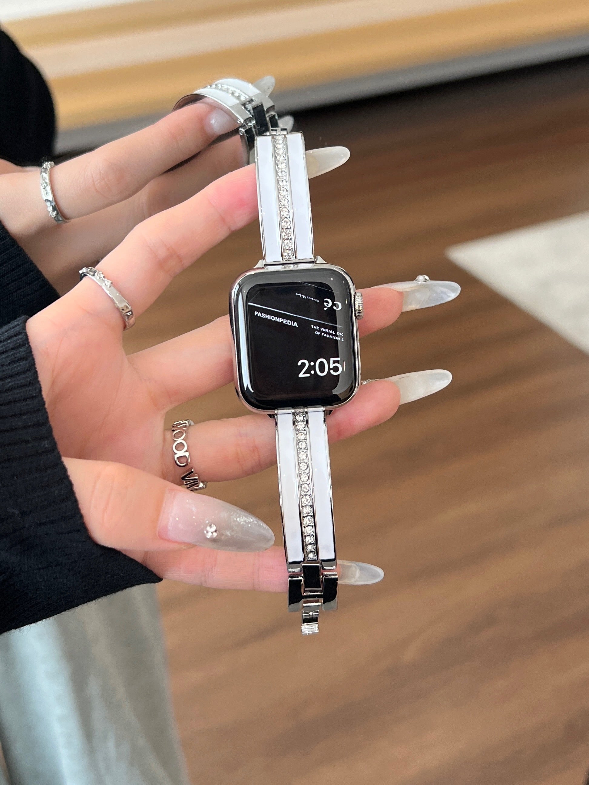 LoofFitU™ Luxury Bangle-Crystal Apple Watch Band