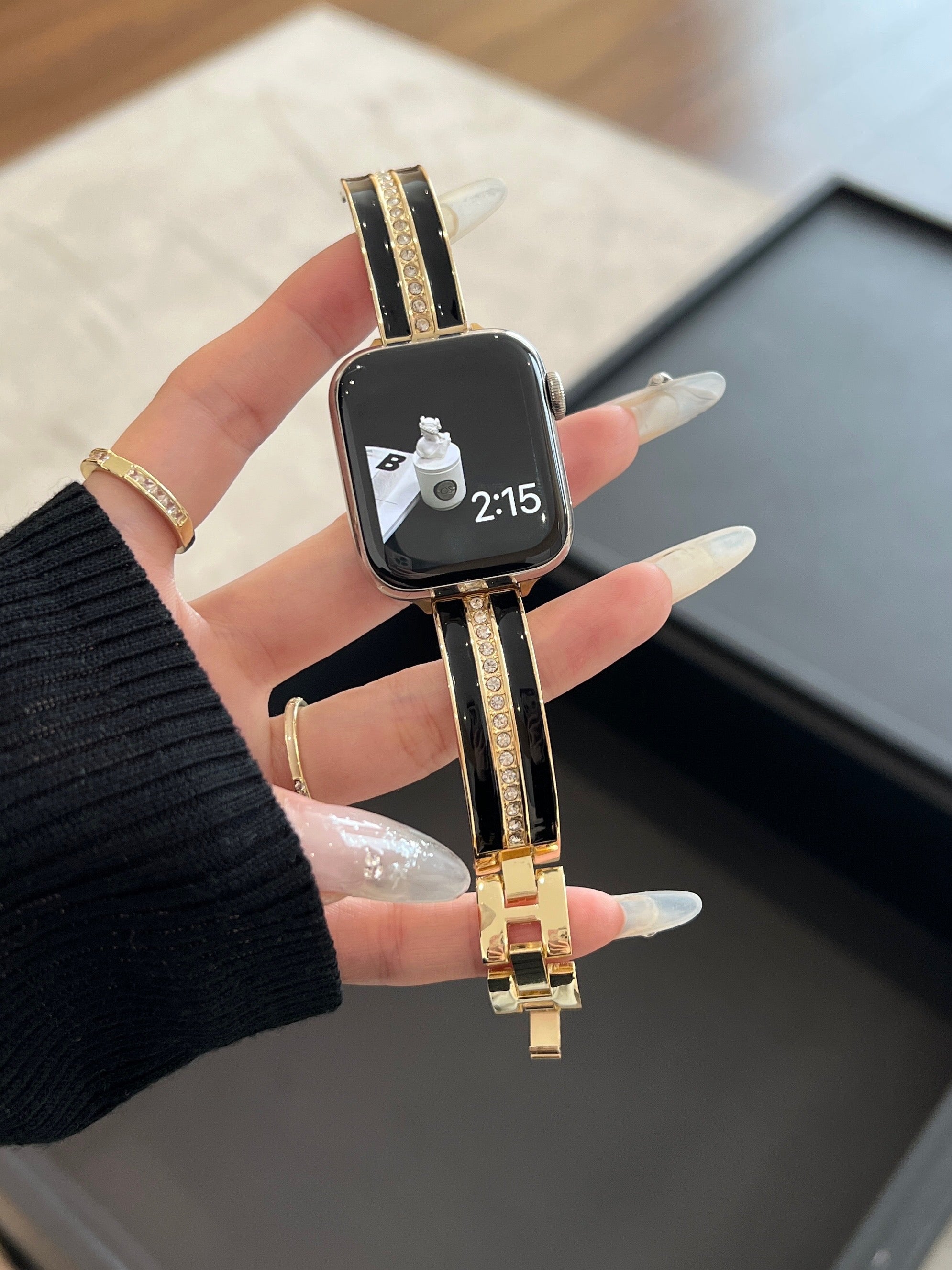 LoofFitU™ Luxury Bangle-Crystal Apple Watch Band