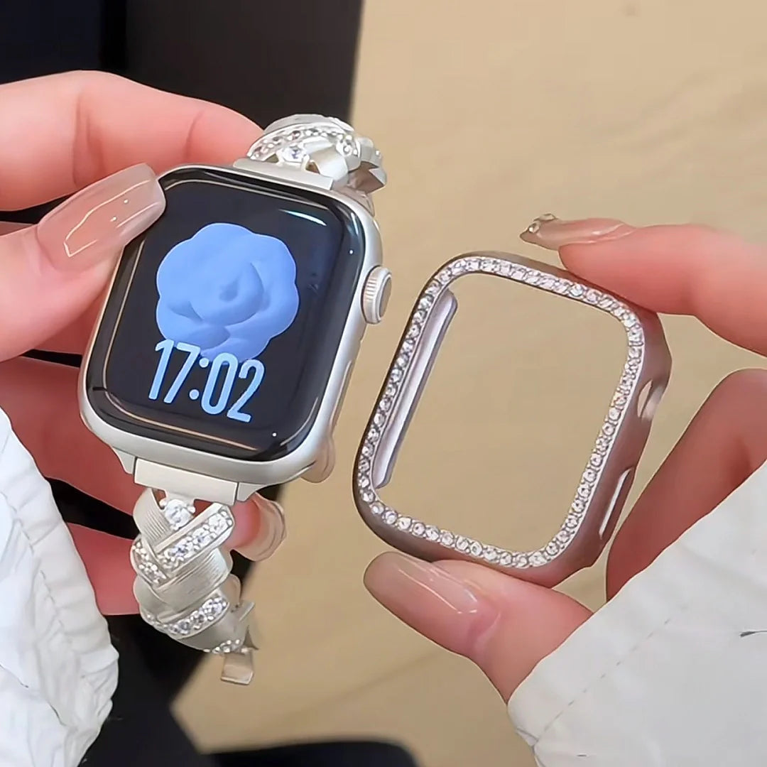 Wheat Diamond Metal Band