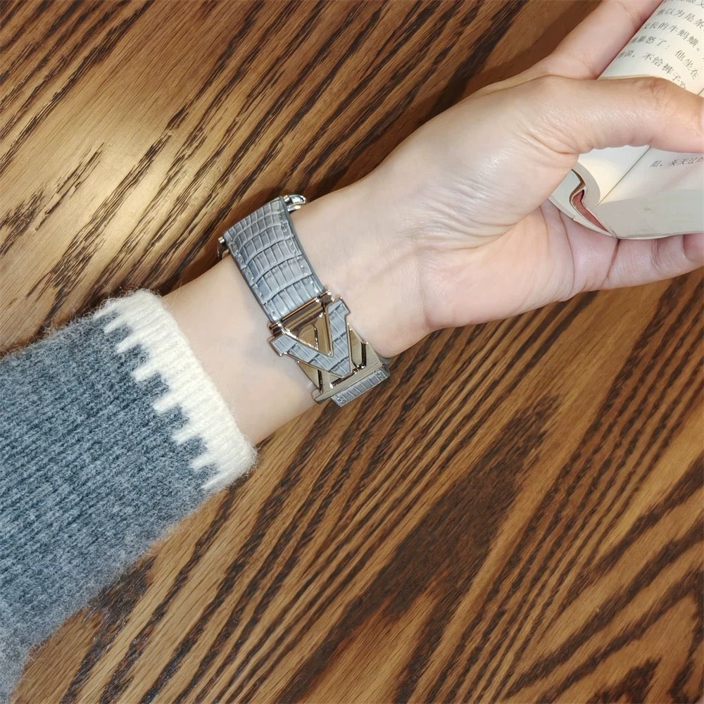 LoofFitU™ Luxuray V-BUCKLE Leather Strap