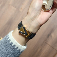 LoofFitU™ Luxuray V-BUCKLE Leather Strap