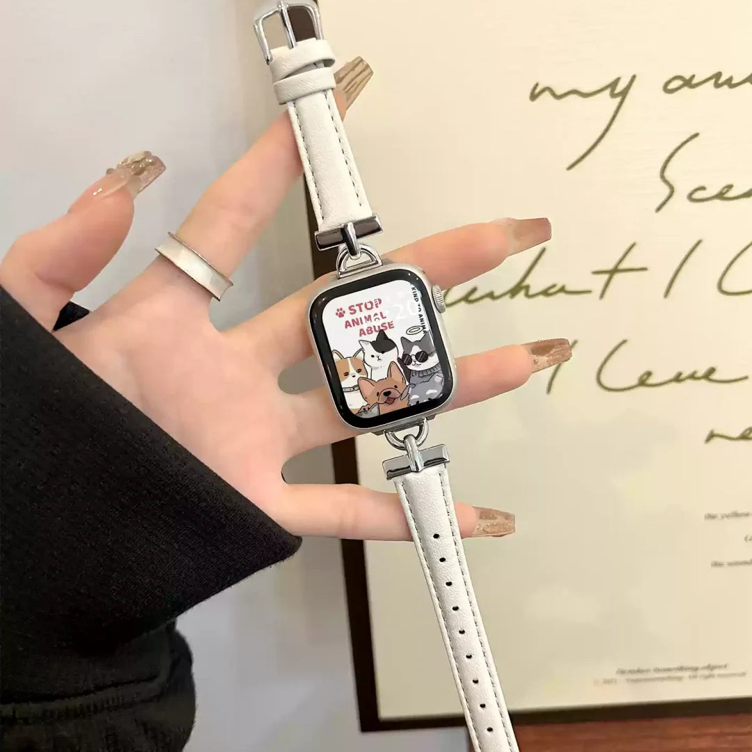 Slim D-shape Apple Watch Band