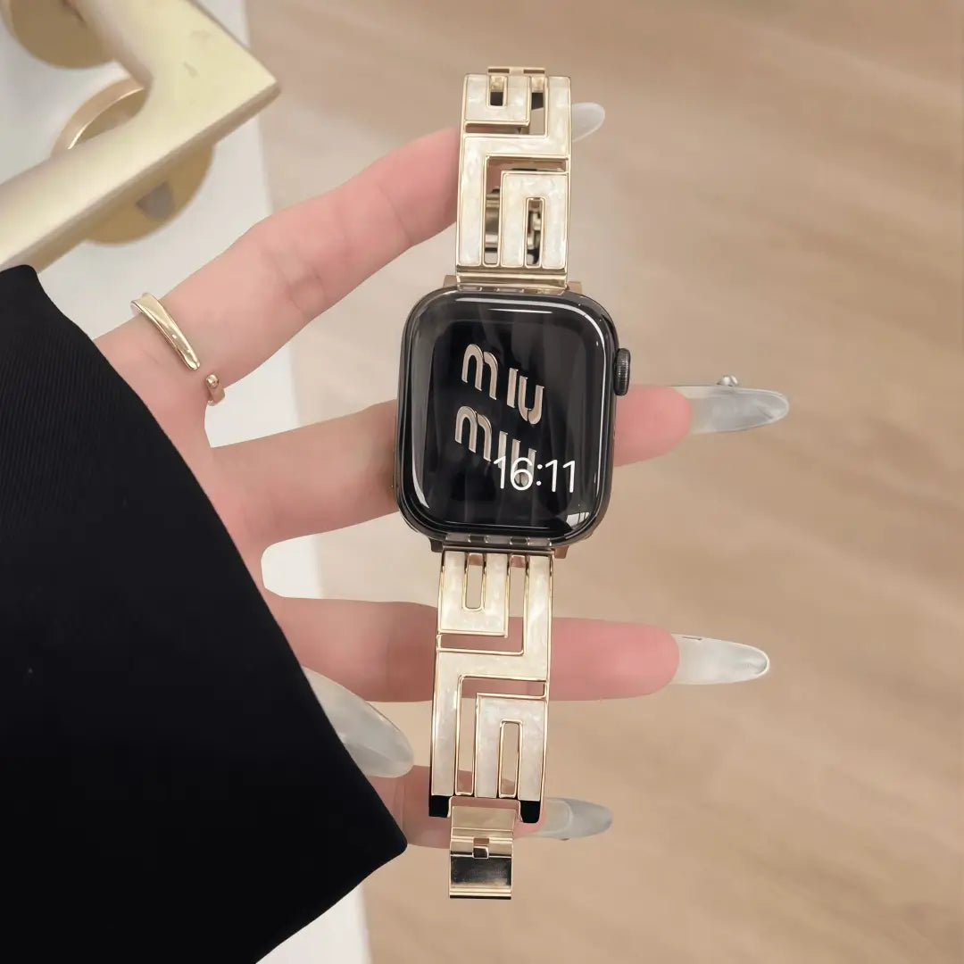 LoofFitU™ Openwork Geo Watch Band