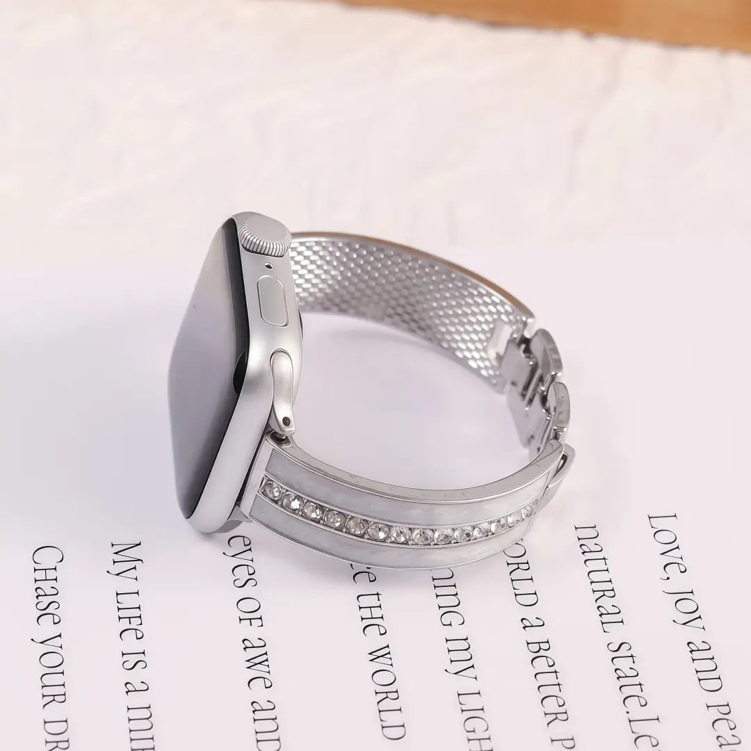 LoofFitU™ Luxury Bangle-Crystal Apple Watch Band