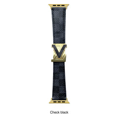 V-Clasp Leather Band