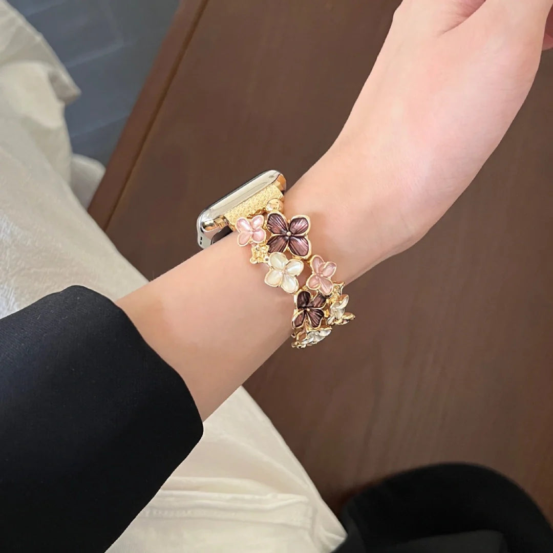 Floral Enamel Stretch Band