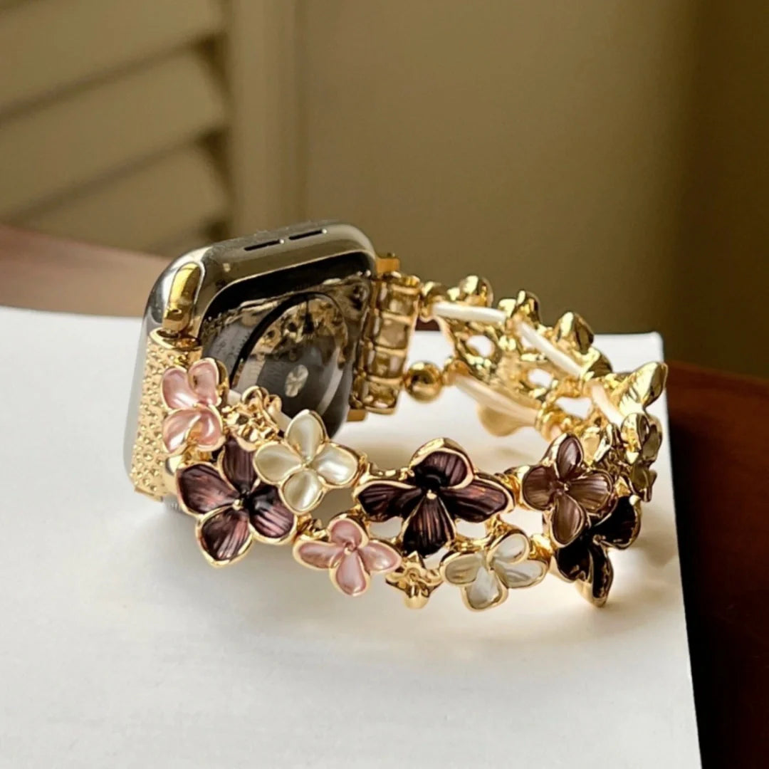 Floral Enamel Stretch Band