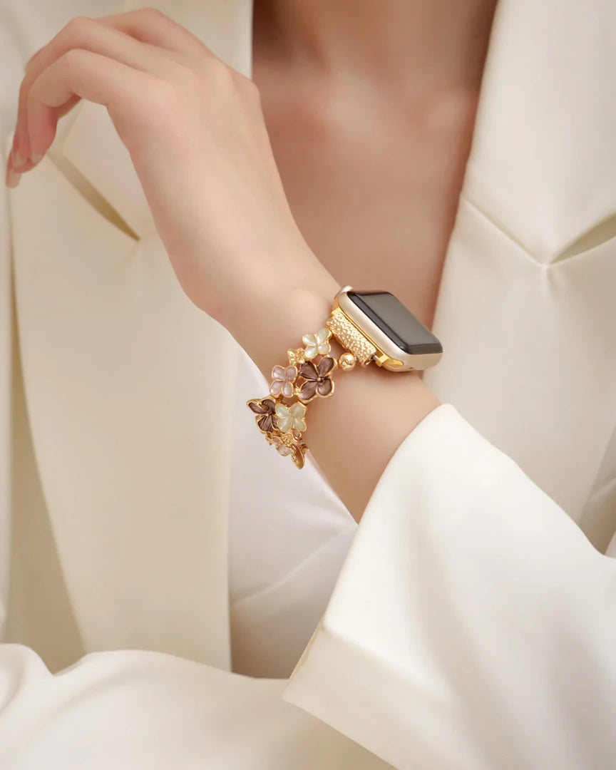 Floral Enamel Stretch Band
