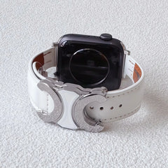 Double C-shape Leather Band