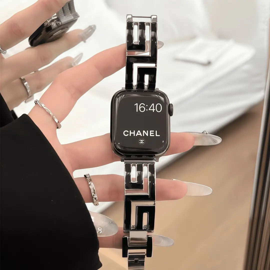 LoofFitU™ Openwork Geo Watch Band