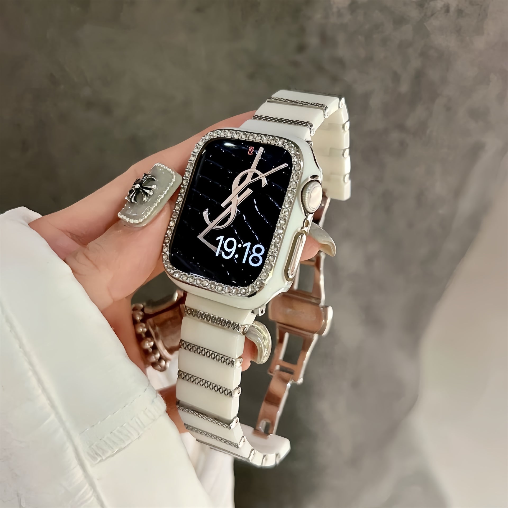 Ceramic butterfly buckle