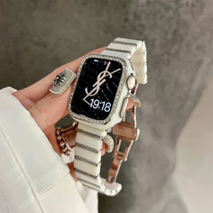 Ceramic butterfly buckle