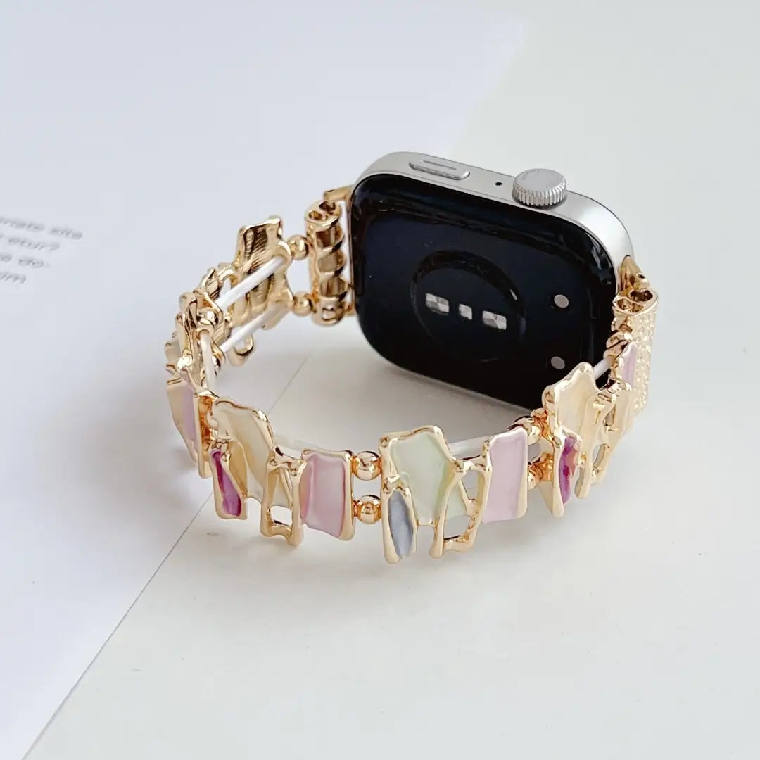 Floral Enamel Stretch Band