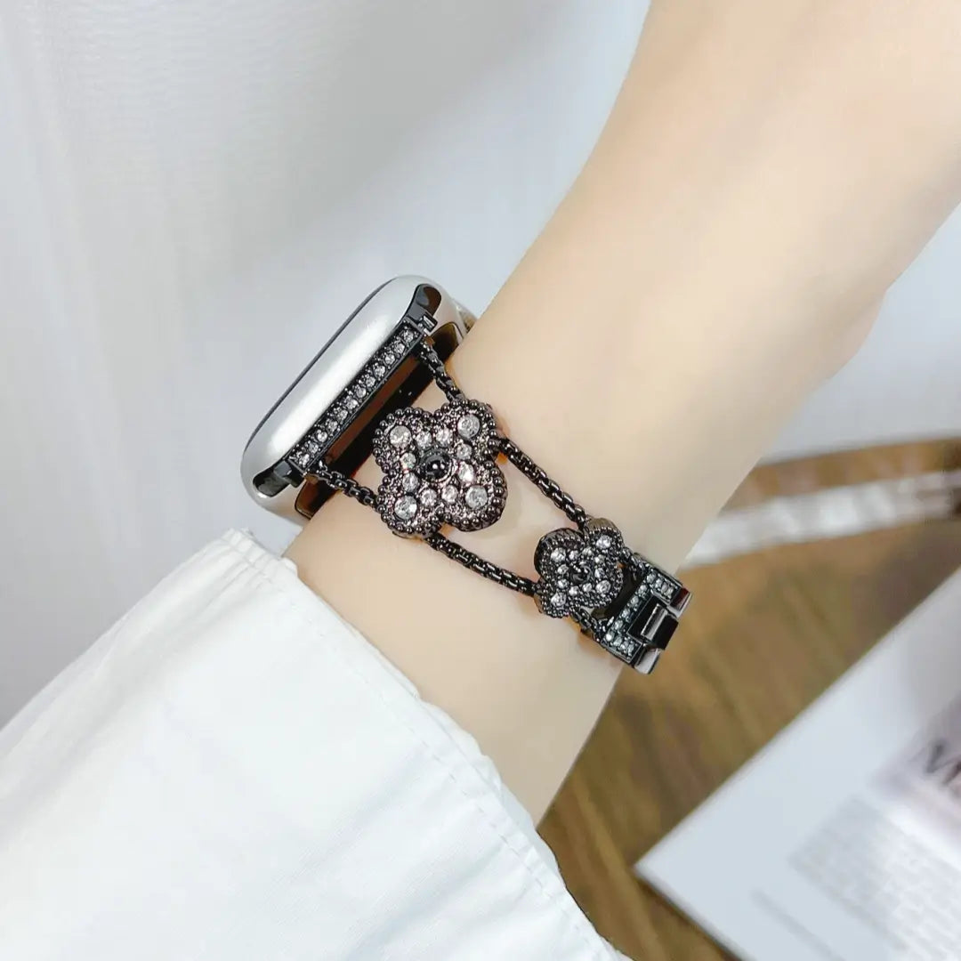 Diamond Clover Apple Watch Band