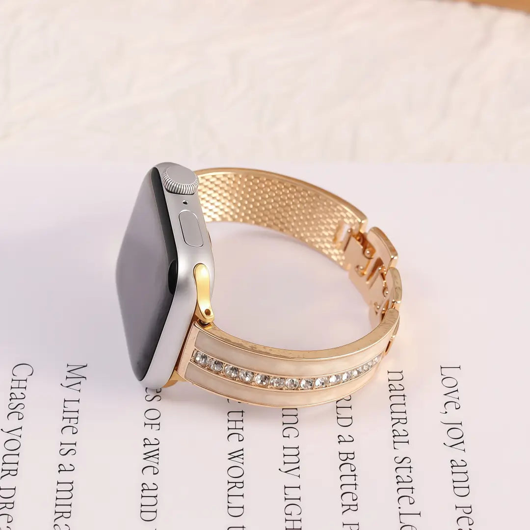LoofFitU™ Luxury Bangle-Crystal Apple Watch Band