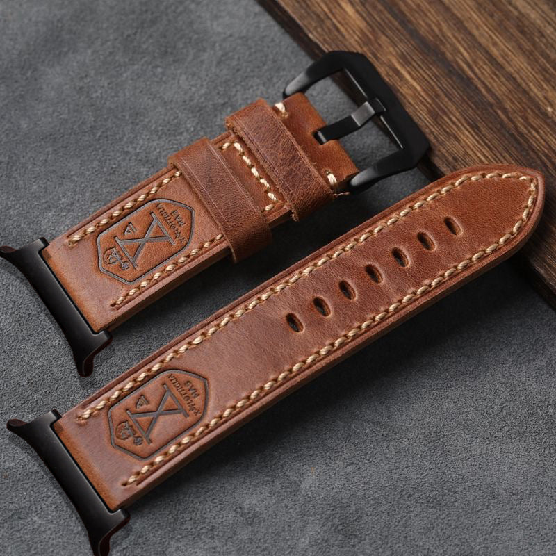LoofFitU™ Vintage Handmade Leather Band For Samsung Watch Ultra