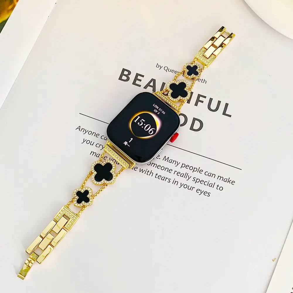 Diamond Clover Apple Watch Band