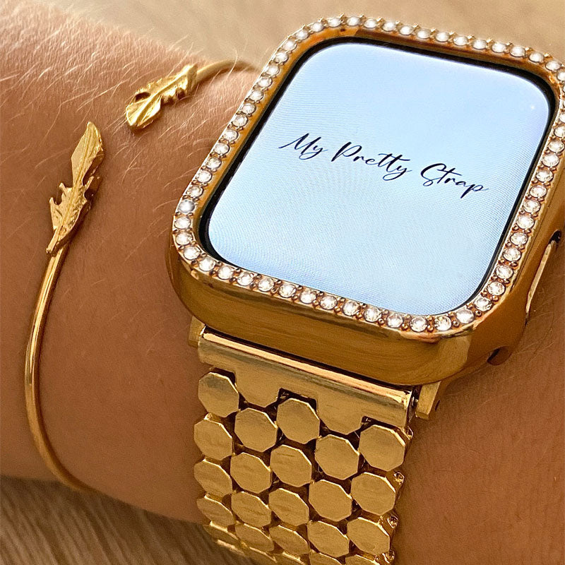 LoofFitU™ Honeycomb Stainless Steel Strap – Modern, Sleek, and Unforgettable