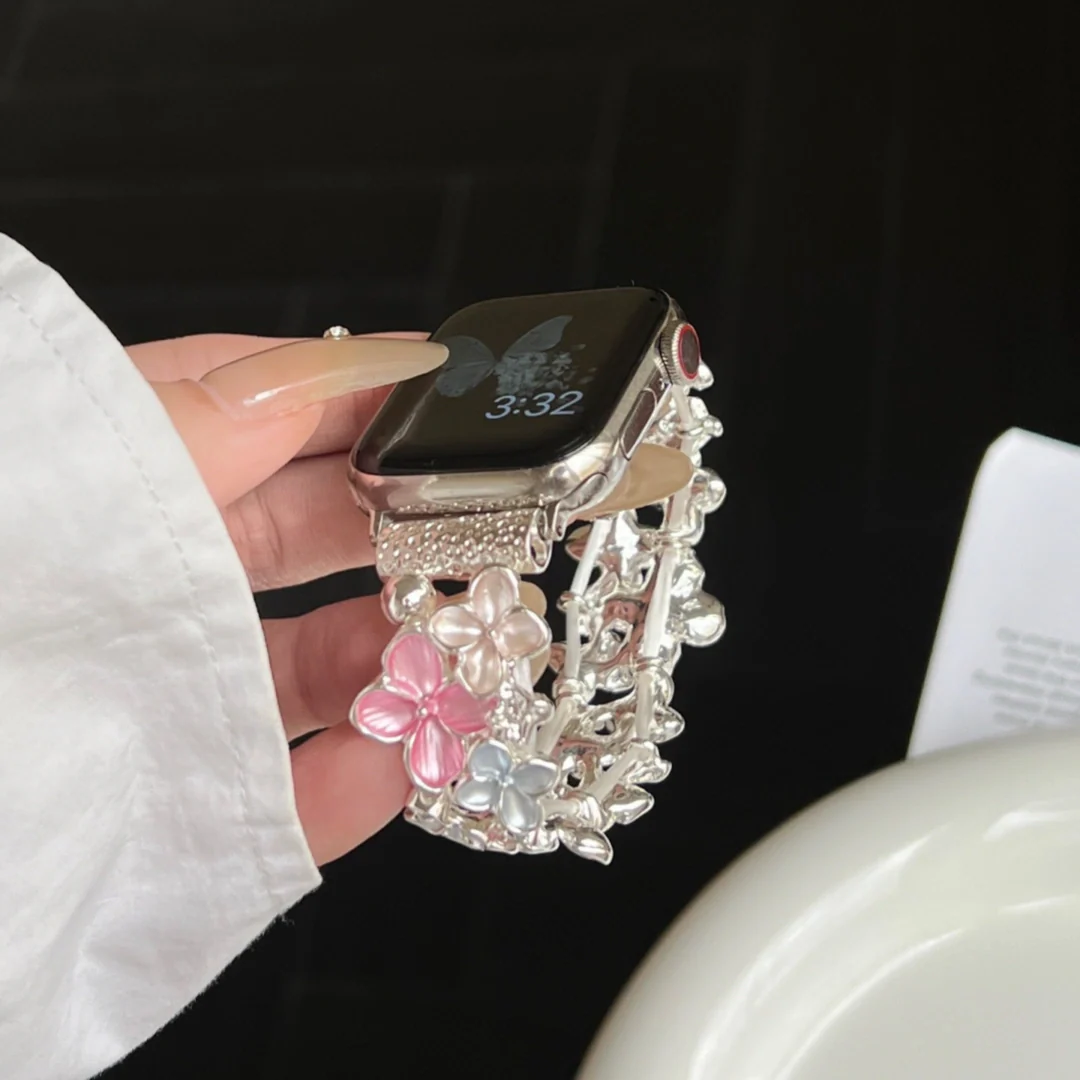 Floral Enamel Stretch Band