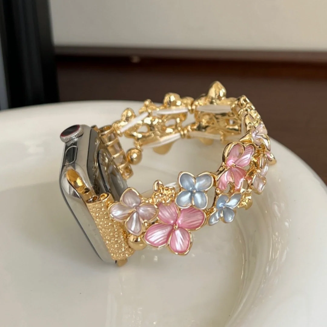 Floral Enamel Stretch Band