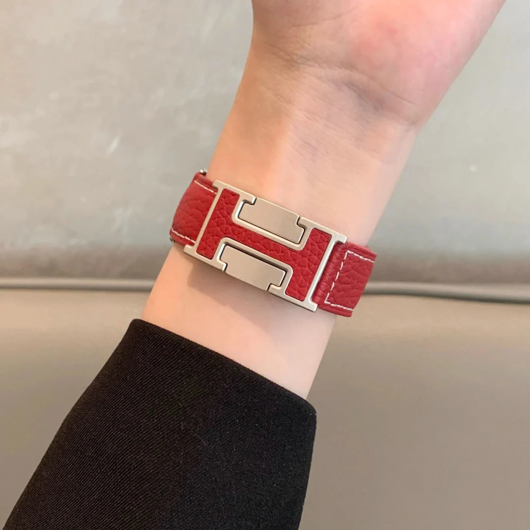 H-shape Leather Band