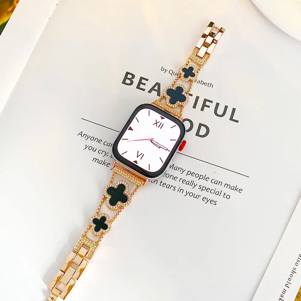 Diamond Clover Apple Watch Band
