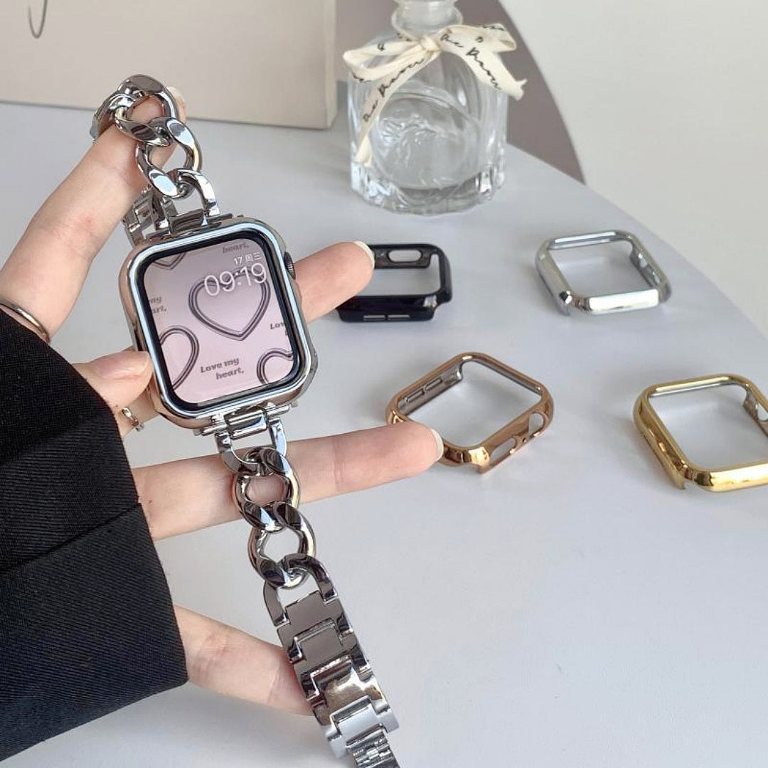 Solid color electroplating iwatch case