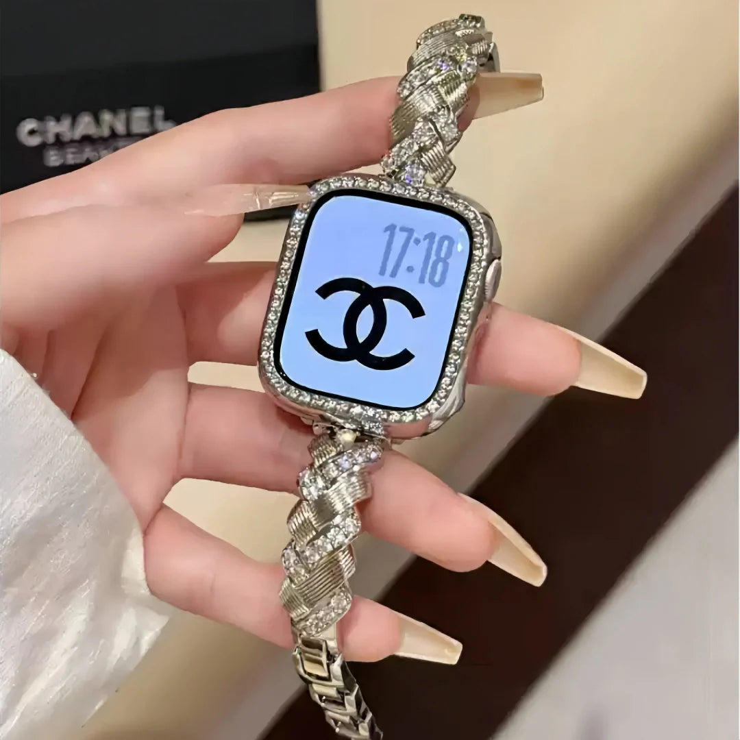 Wheat Diamond Metal Band