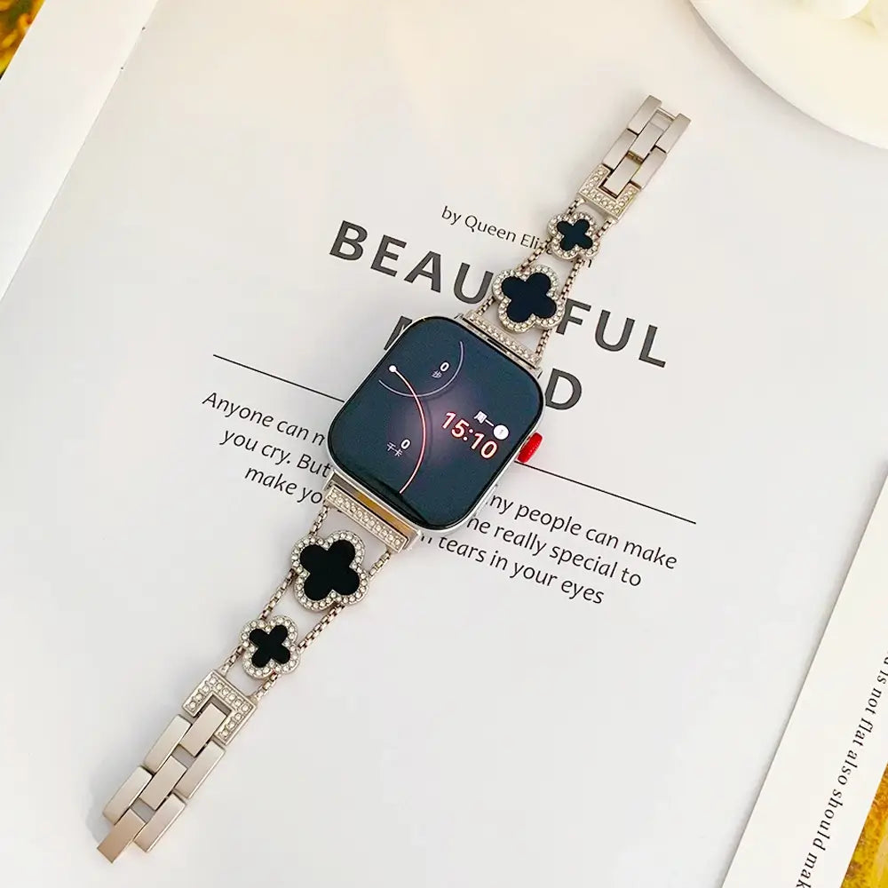 Diamond Clover Apple Watch Band